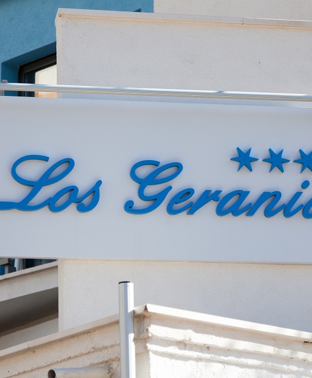 Fassade Hotel Los Geranios